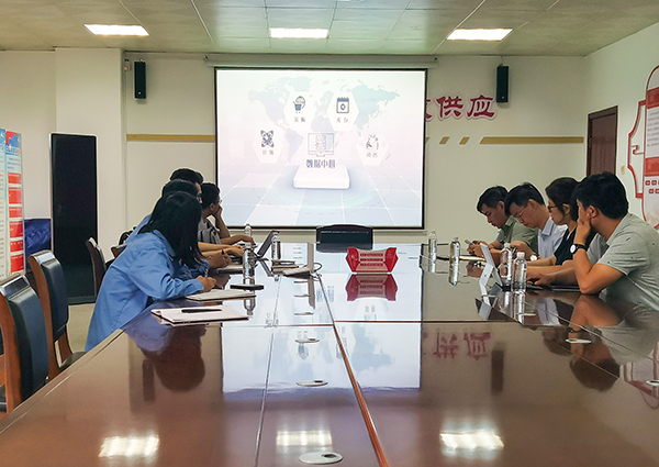 9月11日，物資集團(tuán)彬長(zhǎng)分公司來(lái)公司進(jìn)行陜煤物資商城推介工作.jpg